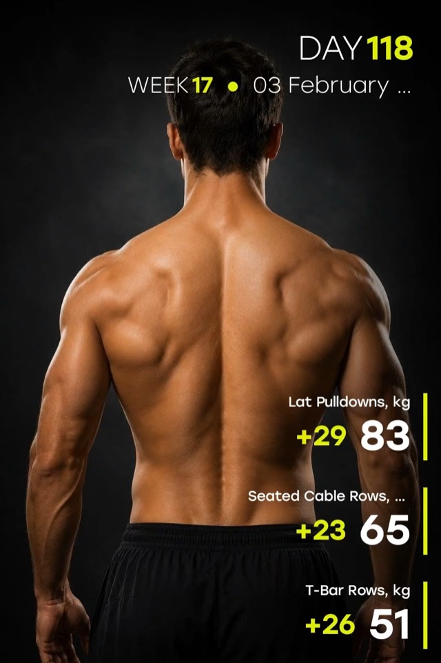 Back muscle growth